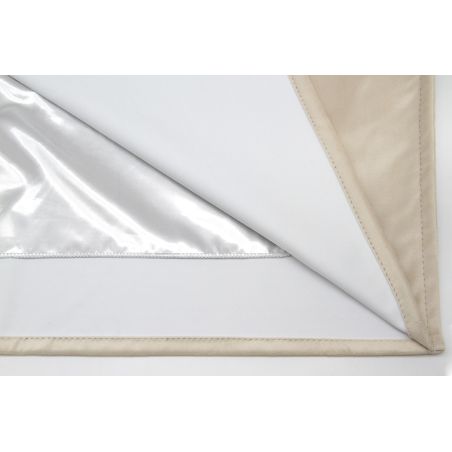 Ljudisolerande gardin som rumsavskiljare Skräddarsydd Sammet Venise Beige MC15
