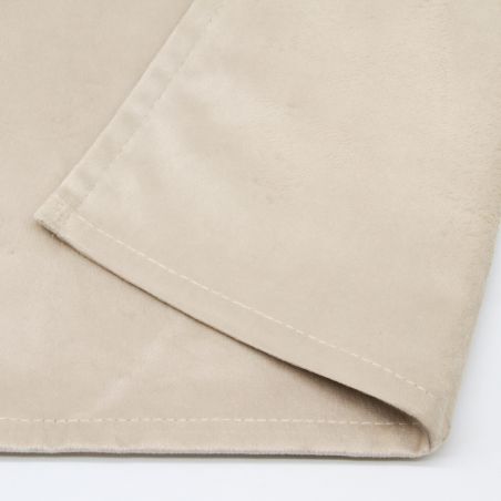 Ljudisolerande gardin som rumsavskiljare Skräddarsydd Sammet Venise Beige MC15