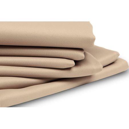 Mörkläggande Skräddarsydd gardin Enfärgad Beige MC651